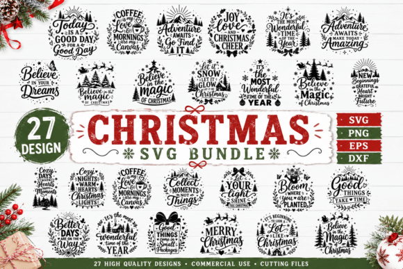Download Christmas SVG Bundle, Christmas Quote SV - Christmas quote Collection