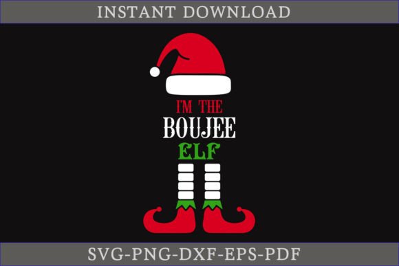 Download I'm the Boujee Elf Christmas Shirt SVG - Christmas shirt svg Collection
