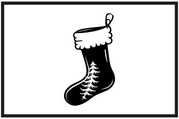 Download Christmas Stocking Silhouette Isolated - Premium Resources