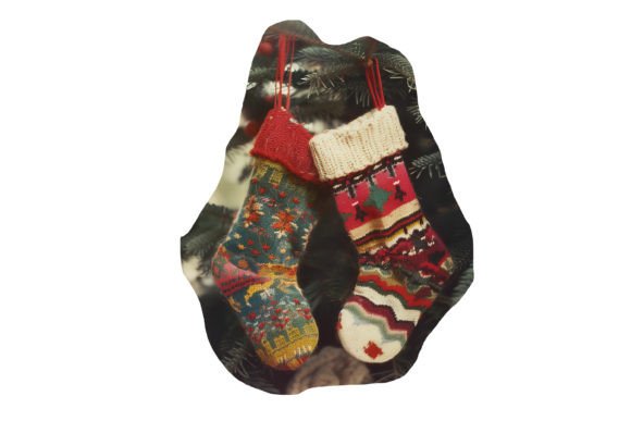 Download Christmas Stocking PNG Collage - Premium Resources