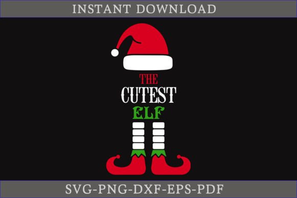 Download The Cutest Elf Christmas Shirt SVG File - Christmas shirt svg Collection